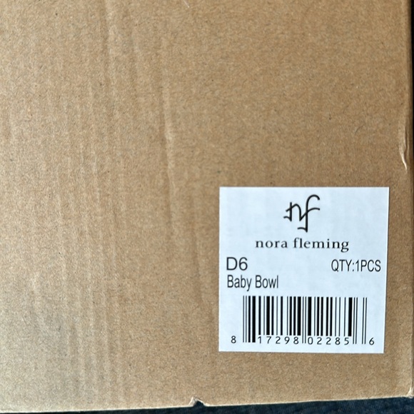 RETIRED PEARL DOT Nora Fleming Baby Bowl with Pumpkin Spice Mini - Picture 8 of 13